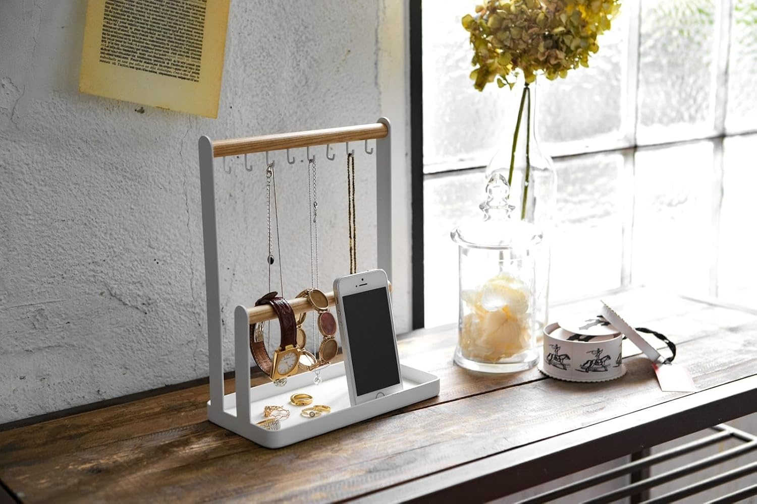 image:imageYAMAZAKI Home Accessory Stand Jewelry Holder amp Organizer StorageAccessory Stand