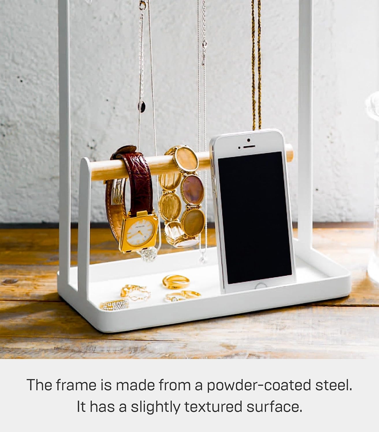 image:imageYAMAZAKI Home Accessory Stand Jewelry Holder amp Organizer StorageAccessory Stand