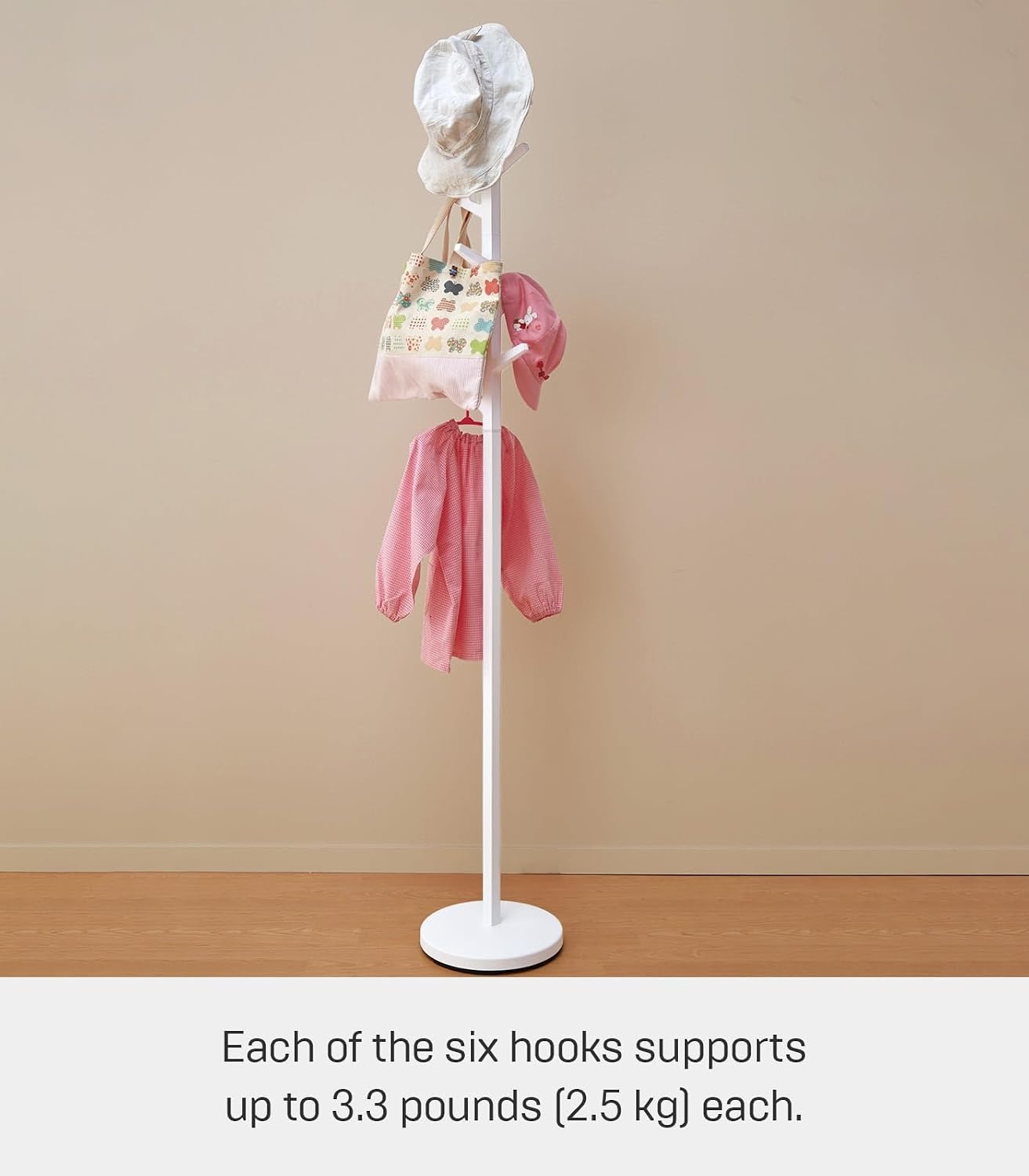 image:imageYAMAZAKI Home Branch Coat Rack TreeStanding Coat and Hat Hanger 69 SteelWhite