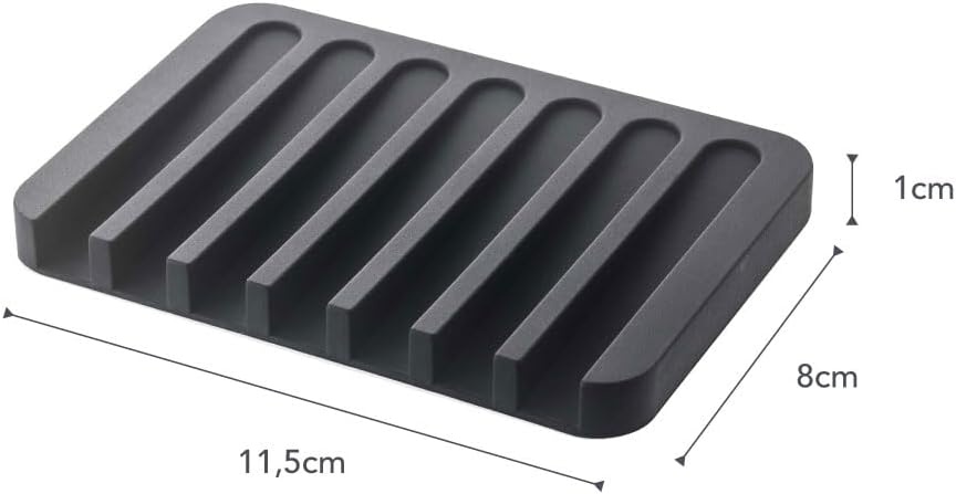 image:imageYAMAZAKI Home Flow Soap Tray Silicone Holder Dish for Sink Silicone