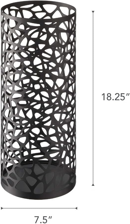 image:imageYAMAZAKI Home Nest Umbrella Stand Storage for Umbrellas and Walking Canes Round Steel Holds Up to 6 Umbrellas