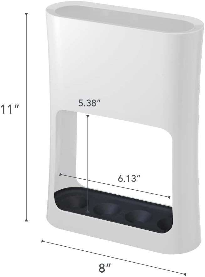 image:imageYAMAZAKI Home Oval Oval Umbrella Stand Holder for Umbrellas amp Walking Canes Abs Plastic Holds Up to 4 Umbrellas
