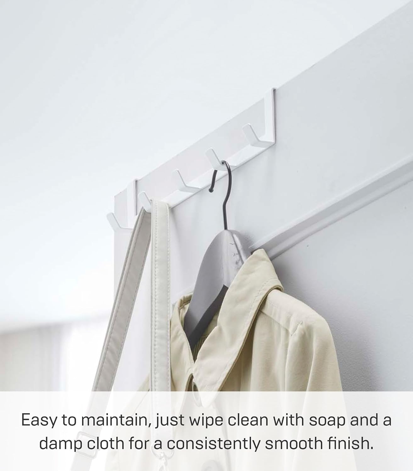 image:imageYAMAZAKI Home Over The Door Hooks Hanging Coat Rack