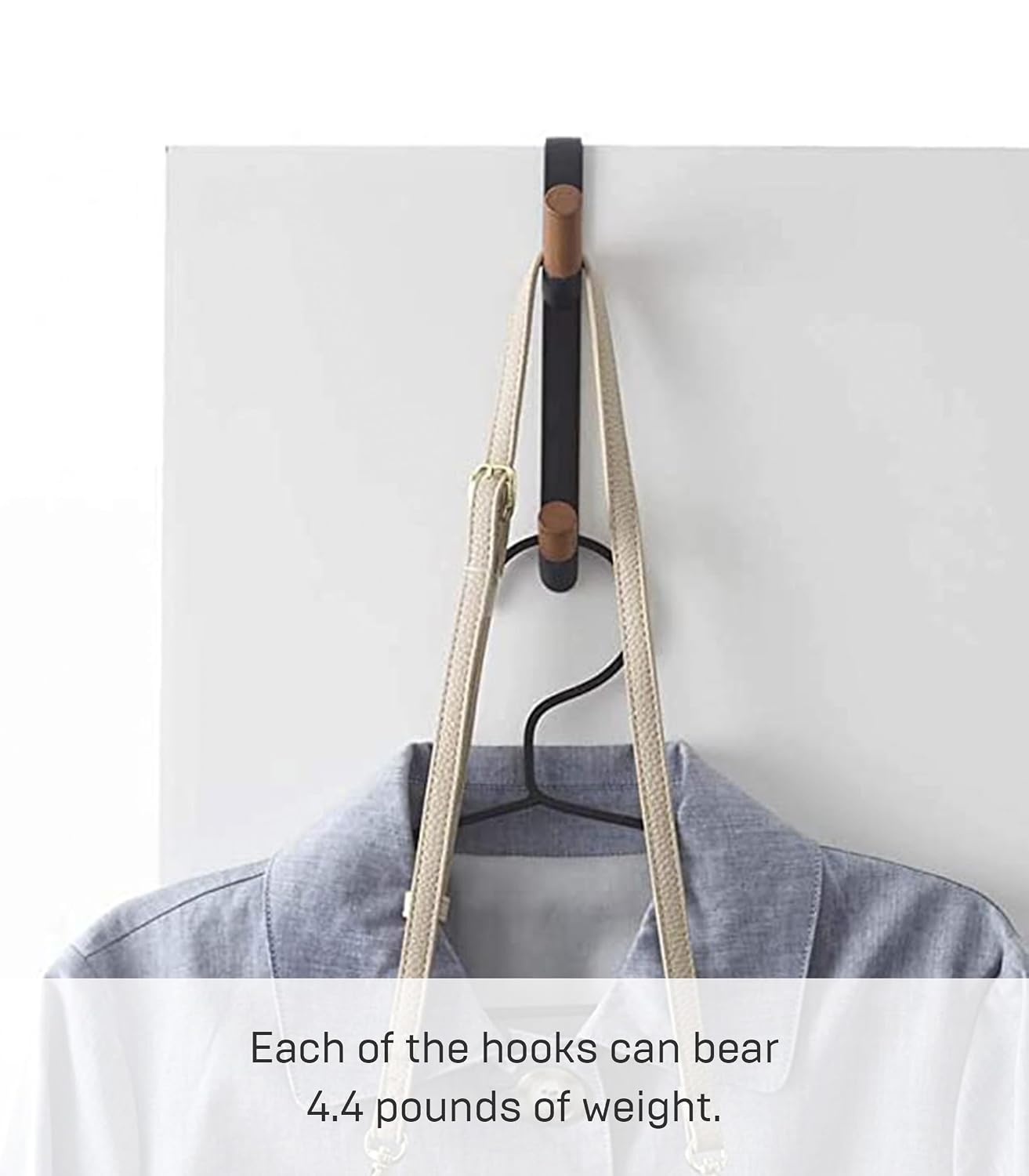 image:imageYAMAZAKI Home OverTheDoor Hook Steel OverTheDoor No Assembly ReqBlack
