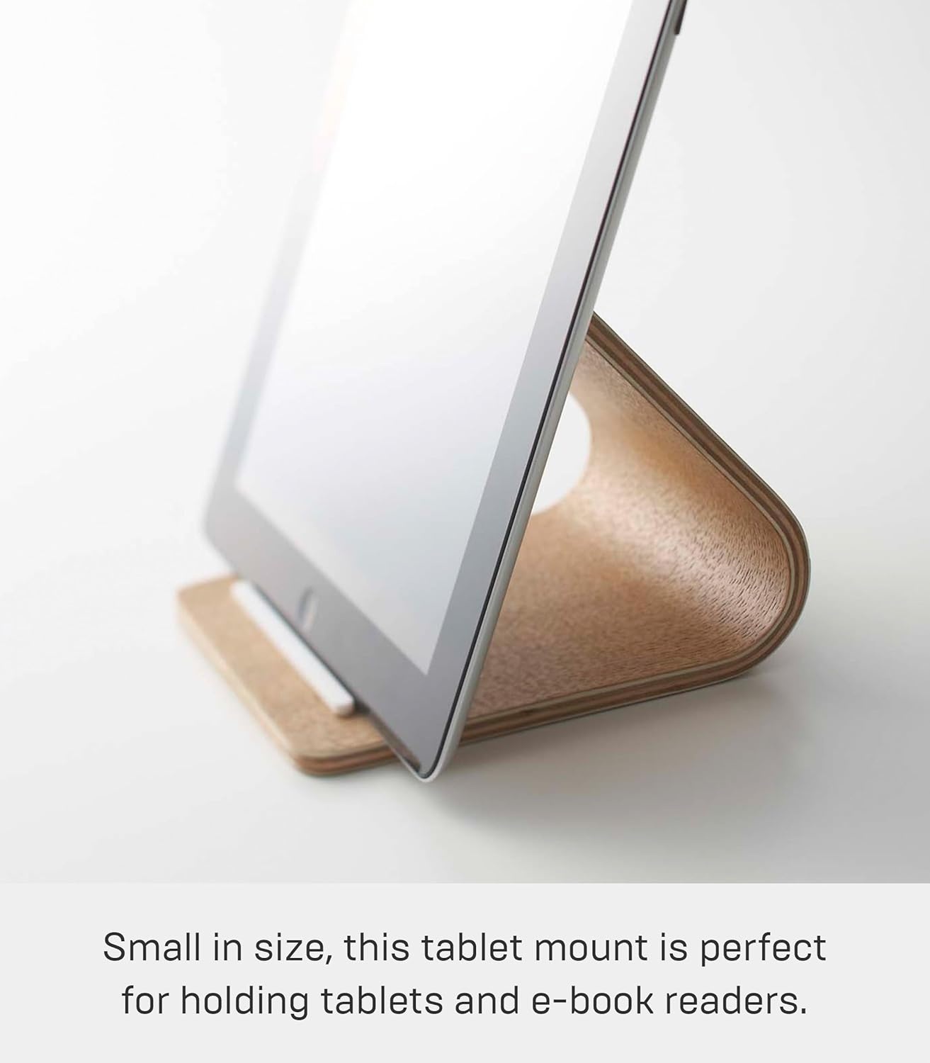 image:imageYAMAZAKI Home Rin Plywood Tablet Stand WoodAsh
