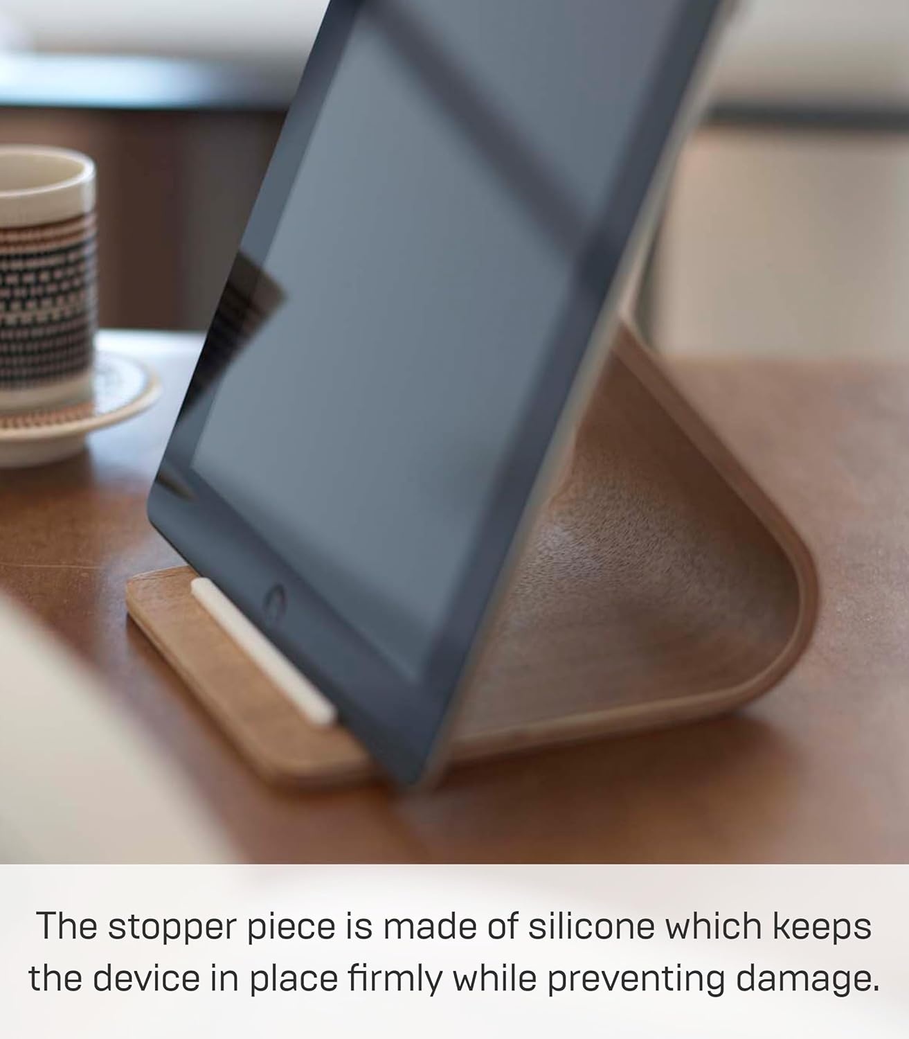 image:imageYAMAZAKI Home Rin Plywood Tablet Stand WoodAsh