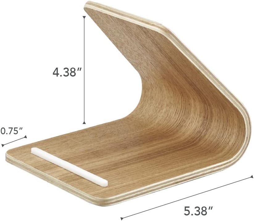 image:imageYAMAZAKI Home Rin Plywood Tablet Stand WoodAsh