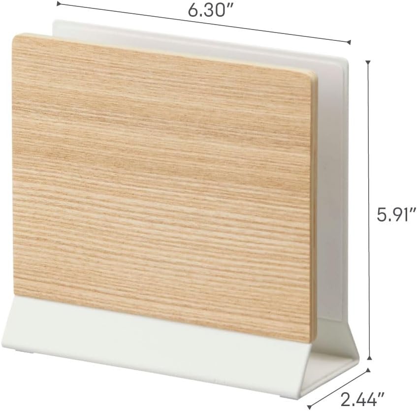 image:imageYAMAZAKI Home Rin Portable Laptop Holder Stand for Desk in Bedroom Or Office Wooden Storage Station Steel WoodWalnut