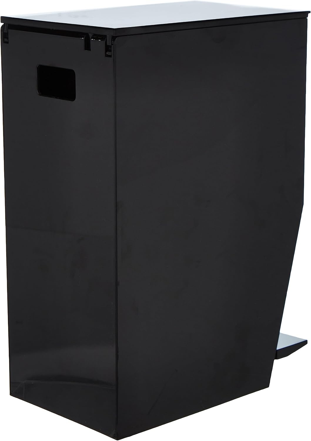 image:imageYAMAZAKI Home Sanitary Step Trash Can Small Space Waste Bin for Bathroom Kitchen ABS Plastic One Size WhiteBlack