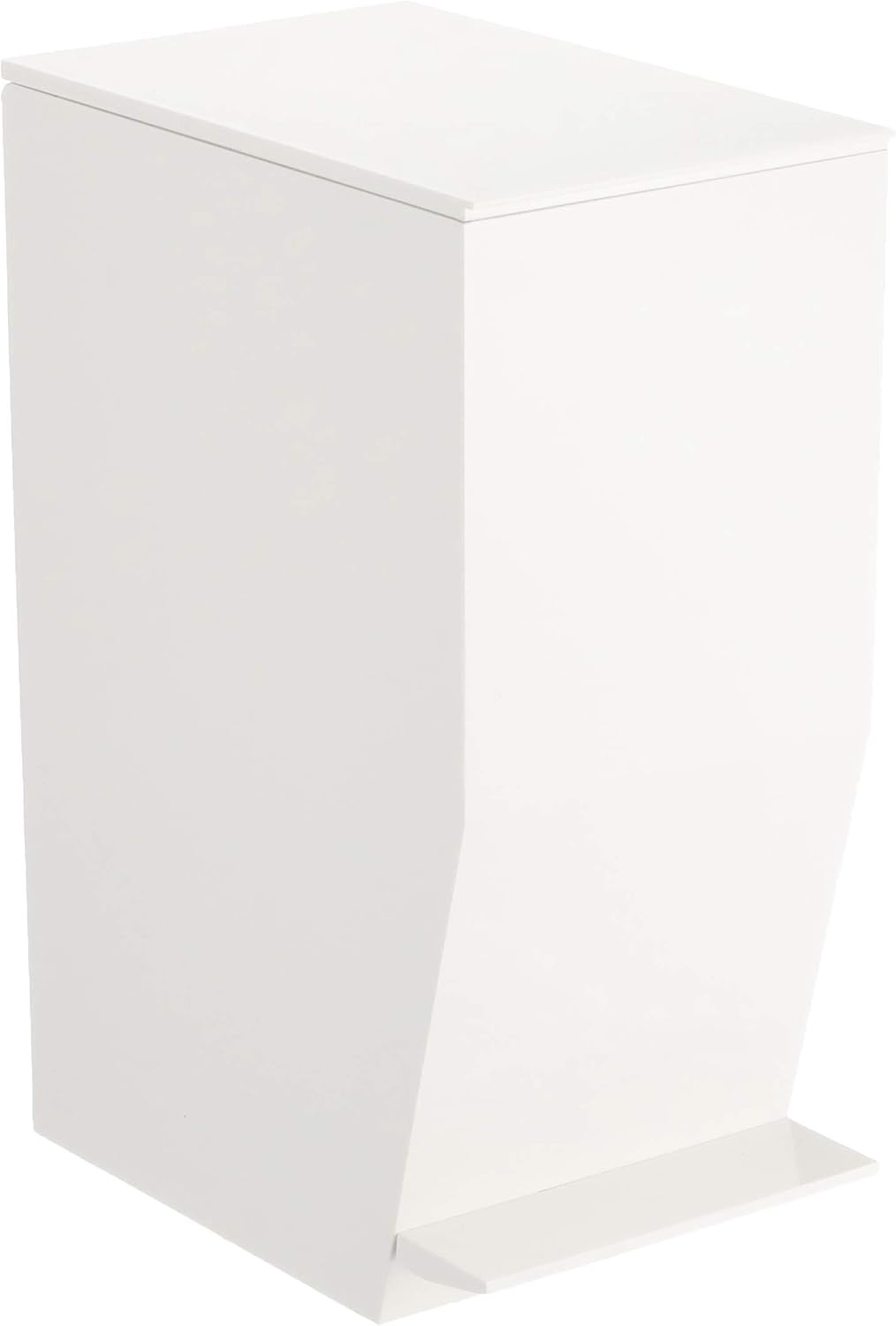 image:imageYAMAZAKI Home Sanitary Step Trash Can Small Space Waste Bin for Bathroom Kitchen ABS Plastic One Size WhiteWhite
