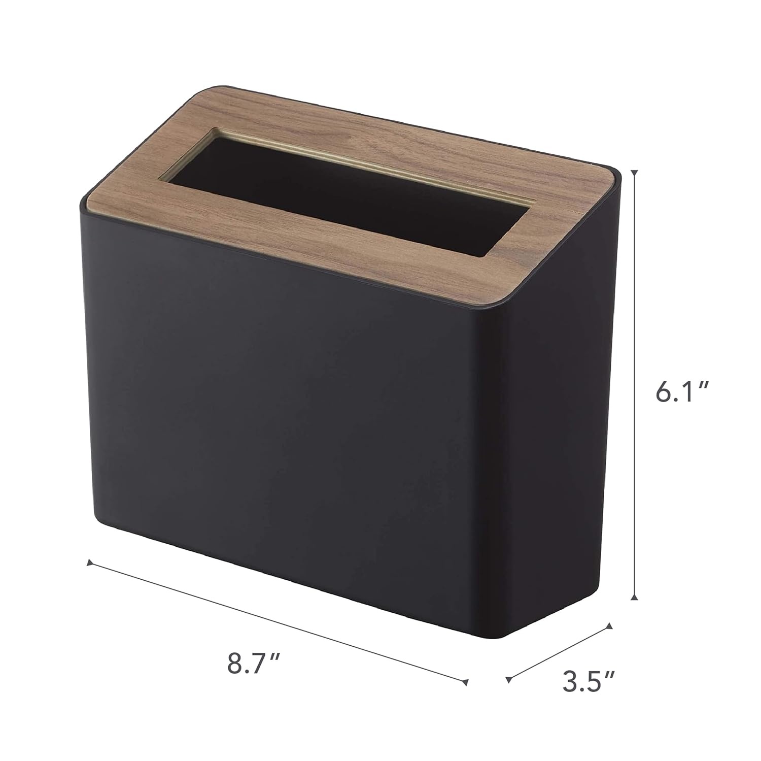image:imageYAMAZAKI Home Table Top Trash Can No Assembly ReqAsh