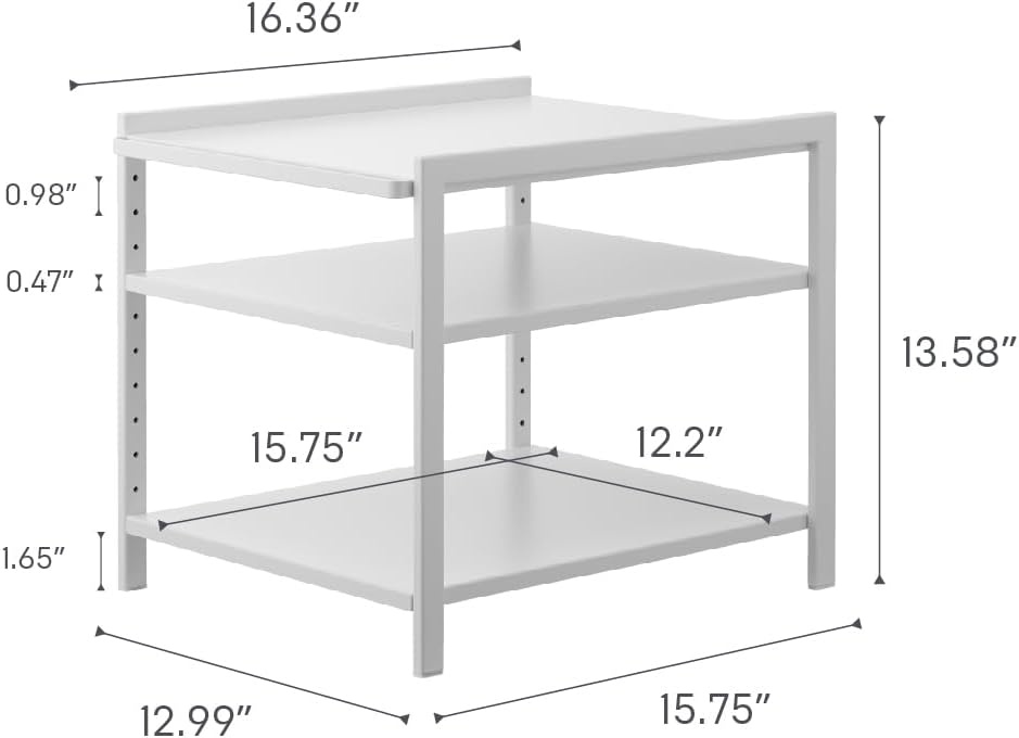 image:imageYAMAZAKI Home Tower Adjustable Steel Kitchen Storage Rack HeavyDuty Shelves for Hot Plates Pans and Pots Versatile UnderSink Or Cabinet Organizer 14 SteelWhite