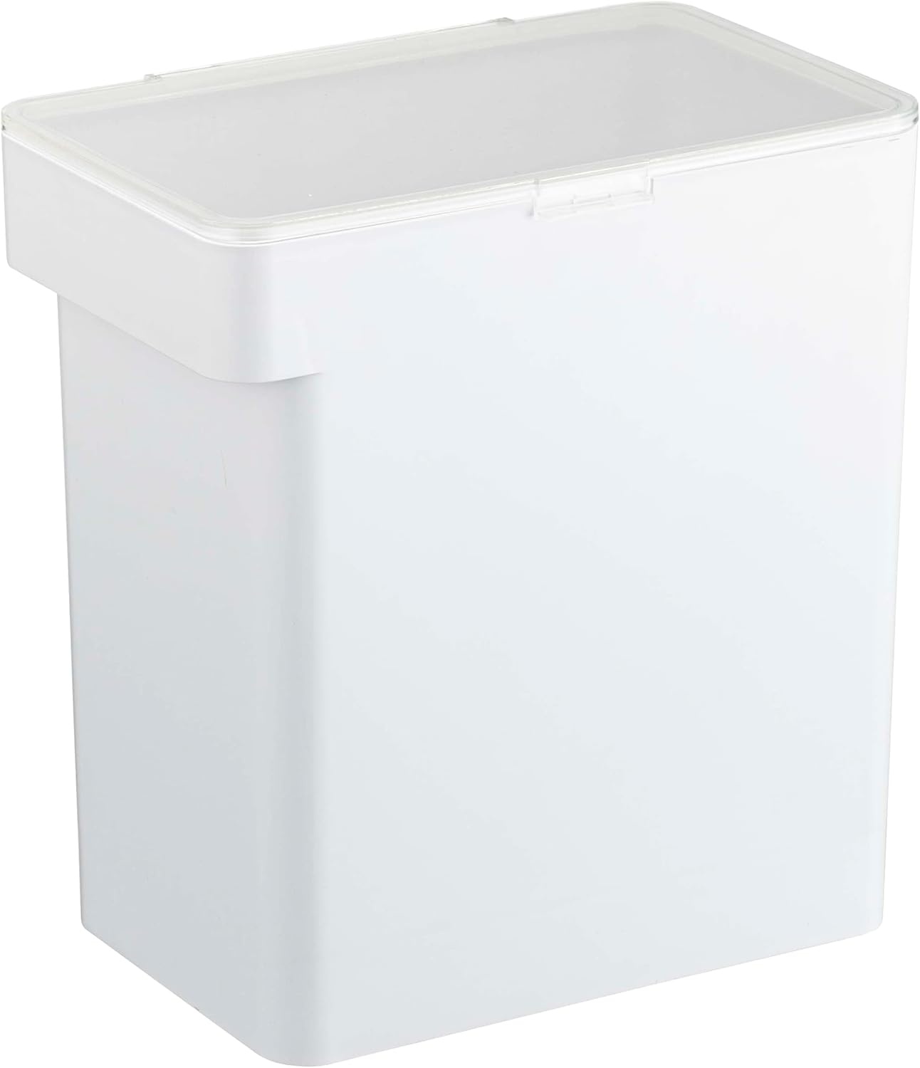 image:imageYAMAZAKI Home Tower Airtight Pet Food Storage Container Cat And Dog Food Holder Bin With Transparent Lid And Handle Medium Polypropylene 8 Lbs 16 Gallons 6 QuartsWhiteWhite