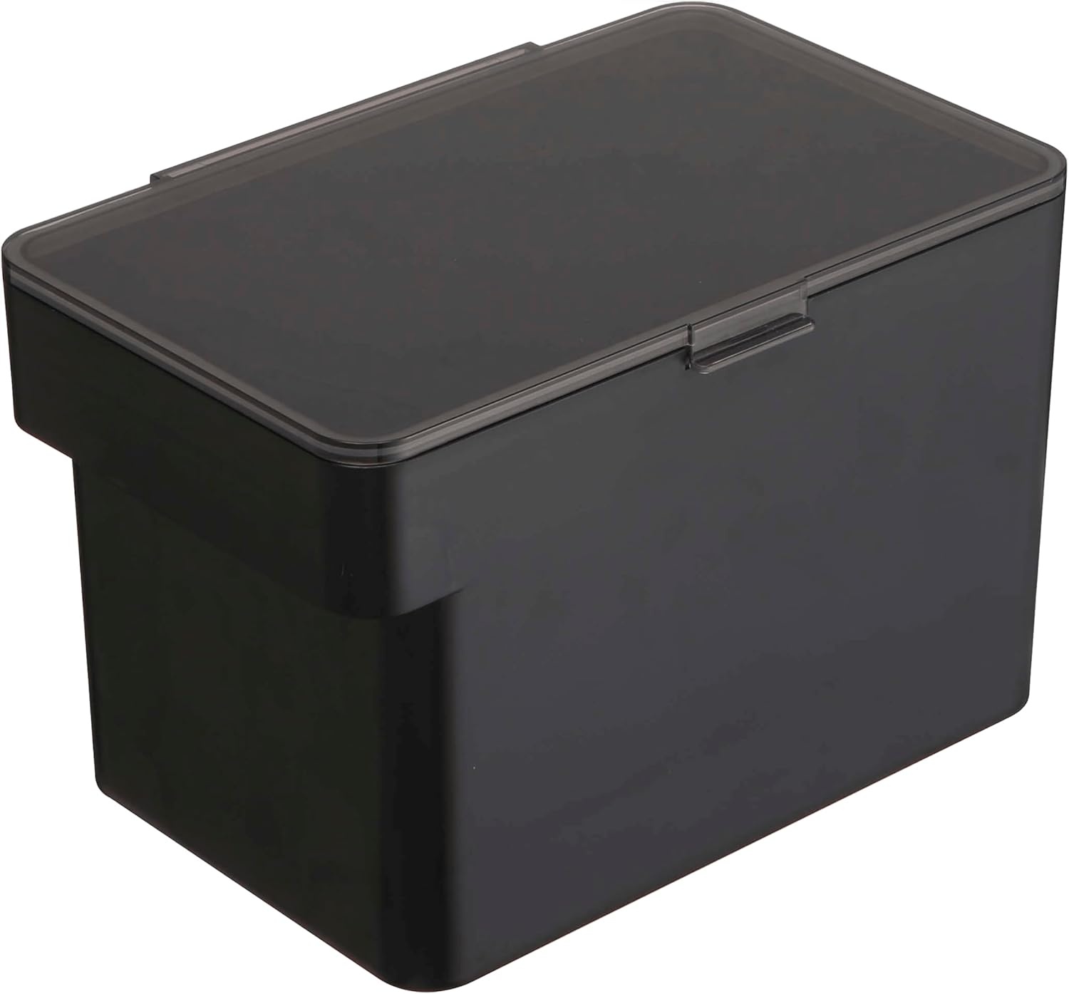 image:imageYAMAZAKI Home Tower Airtight Pet Food Storage Container Cat And Dog Food Holder Bin With Transparent Lid And Handle Medium Polypropylene 8 Lbs 16 Gallons 6 QuartsWhiteBlack