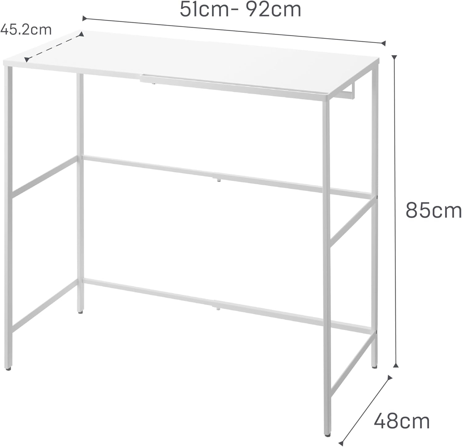 image:imageYAMAZAKI Home Tower Expandable Over Suitcase Shelf Closet Luggage Organization Clothes Hanger Metal Shelf SteelWhite