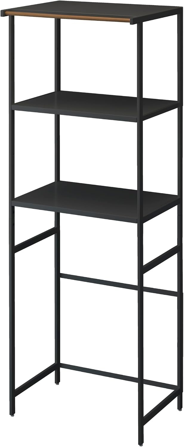 image:imageYAMAZAKI Home Tower Kitchen Appliance Storage Rack Metal Shelving Unit Standing Organizer Heavy Duty Shelves 67Inch Fridge 67 SteelBlack