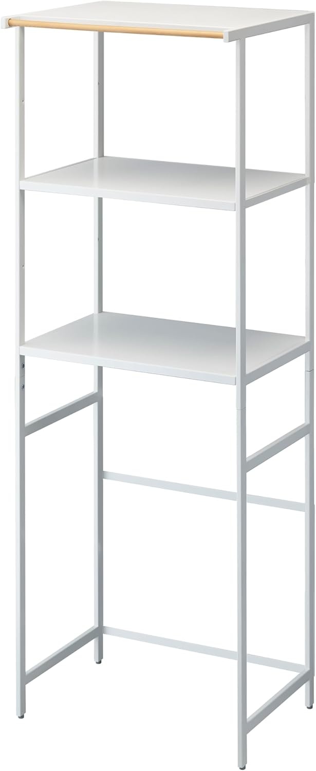 image:imageYAMAZAKI Home Tower Kitchen Appliance Storage Rack Metal Shelving Unit Standing Organizer Heavy Duty Shelves 67Inch Fridge 67 SteelWhite