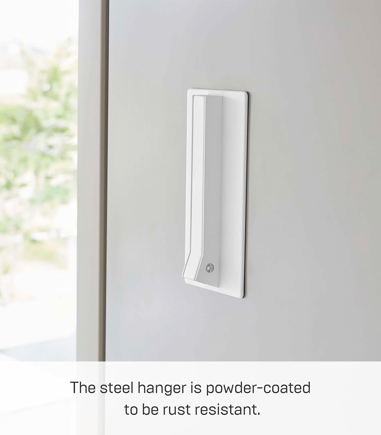 image:imageYAMAZAKI Home Tower Magnetic Folding Hook for Wall Door Or Refrigerator Collapsible Coat Bag Or Umbrella Metal Hanger SteelWhite