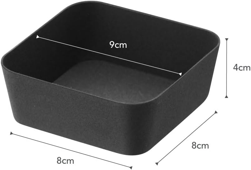 image:imageYAMAZAKI Home Tower Space Saving Vanity Tray 35 X 35 SteelBlack