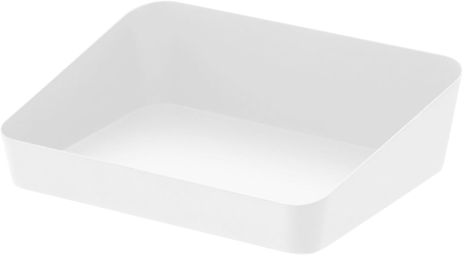 image:imageYAMAZAKI Home Tower Space Saving Vanity Tray 35 X 35 SteelWhite