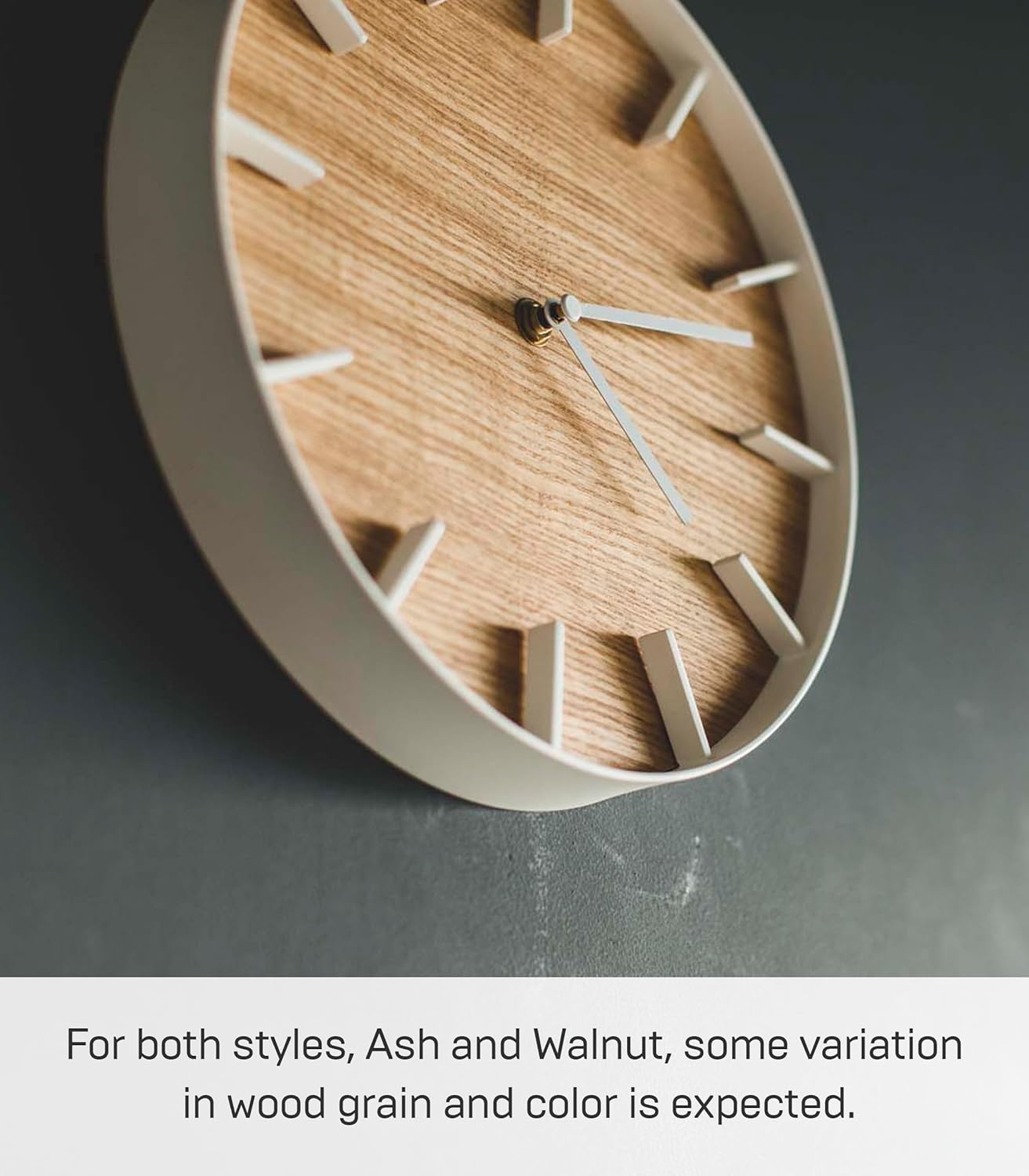 image:imageYAMAZAKI Home Wall Clock Modern Wood Home Decoration Steel Wood One Size AshAsh