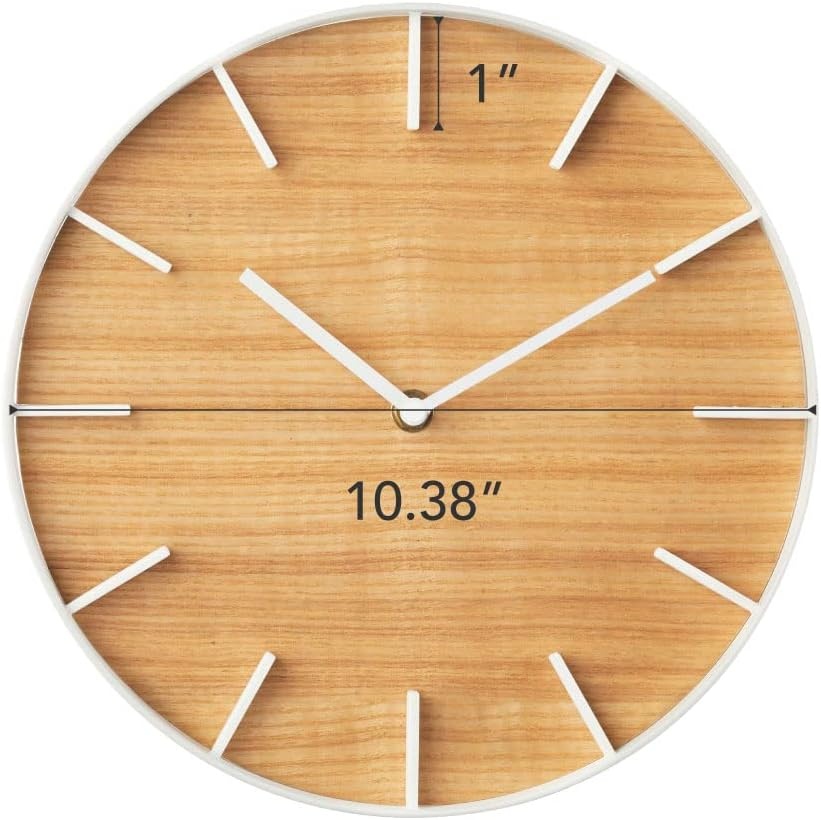 image:imageYAMAZAKI Home Wall Clock Modern Wood Home Decoration Steel Wood One Size AshAsh