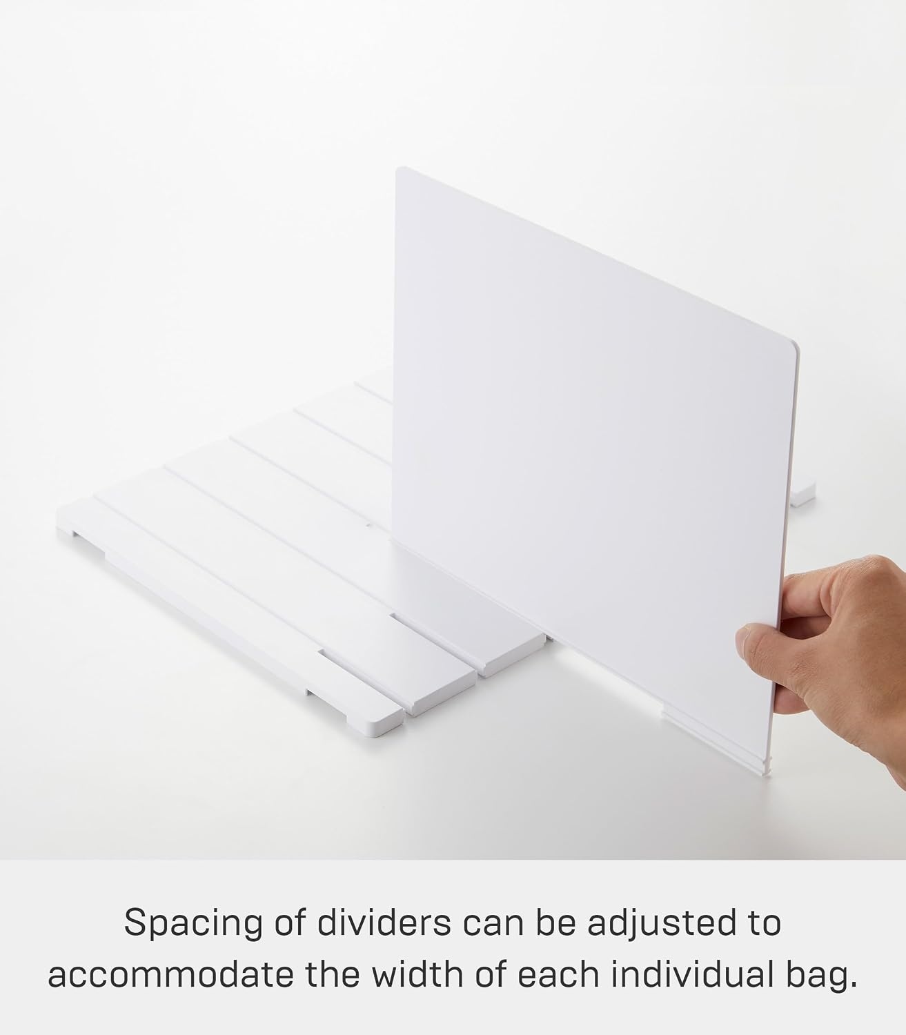 image:imageYAMAZAKI home 4956 Purse OrganizerBag Divider for Closet Shelf One Size WhiteWhite