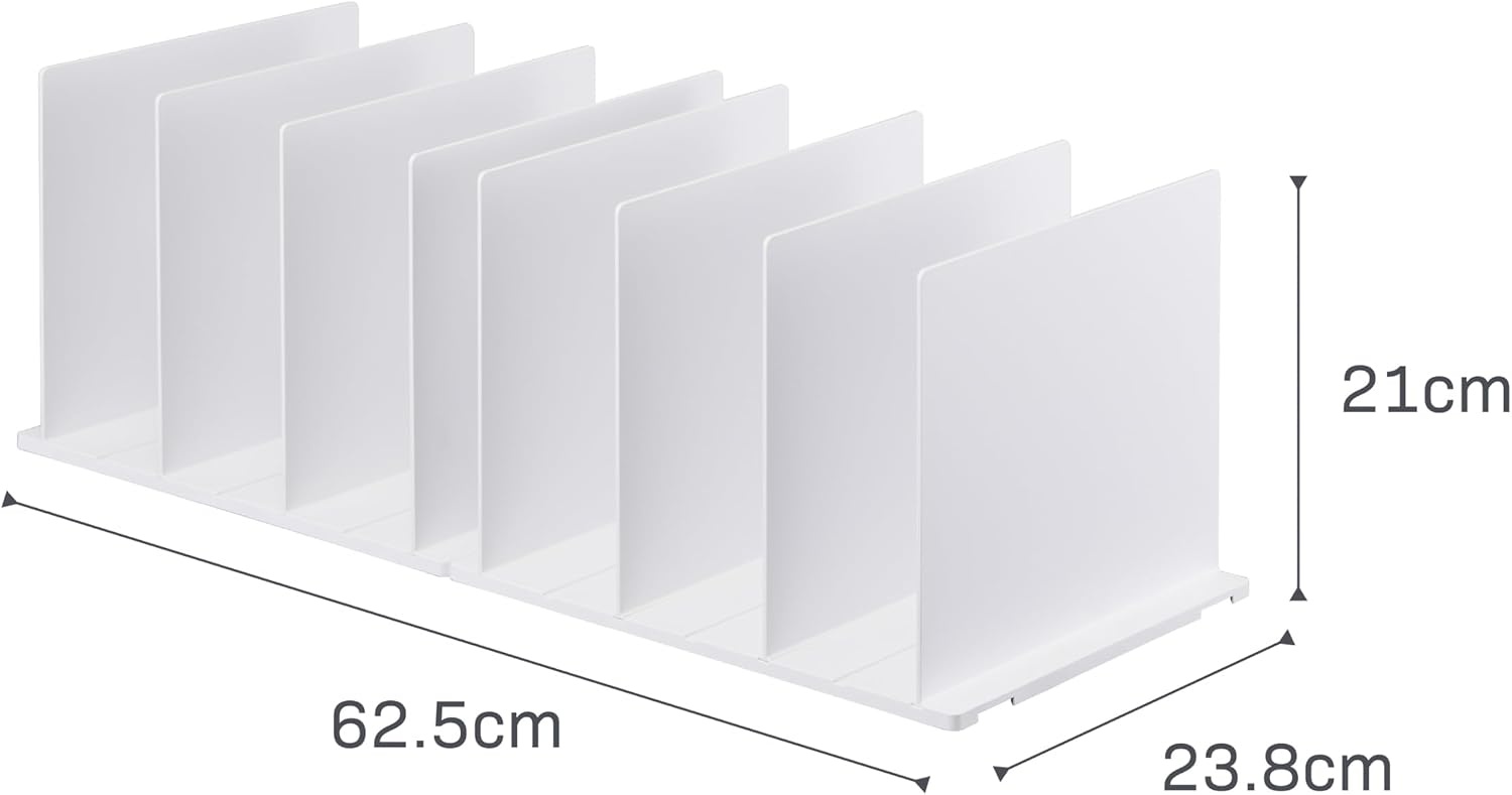 image:imageYAMAZAKI home 4956 Purse OrganizerBag Divider for Closet Shelf One Size WhiteWhite