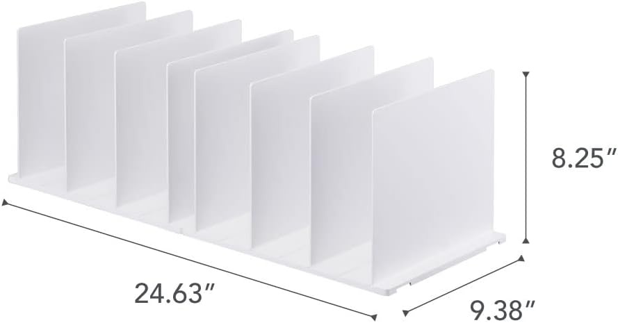 image:imageYAMAZAKI home 4956 Purse OrganizerBag Divider for Closet Shelf One Size WhiteWhite