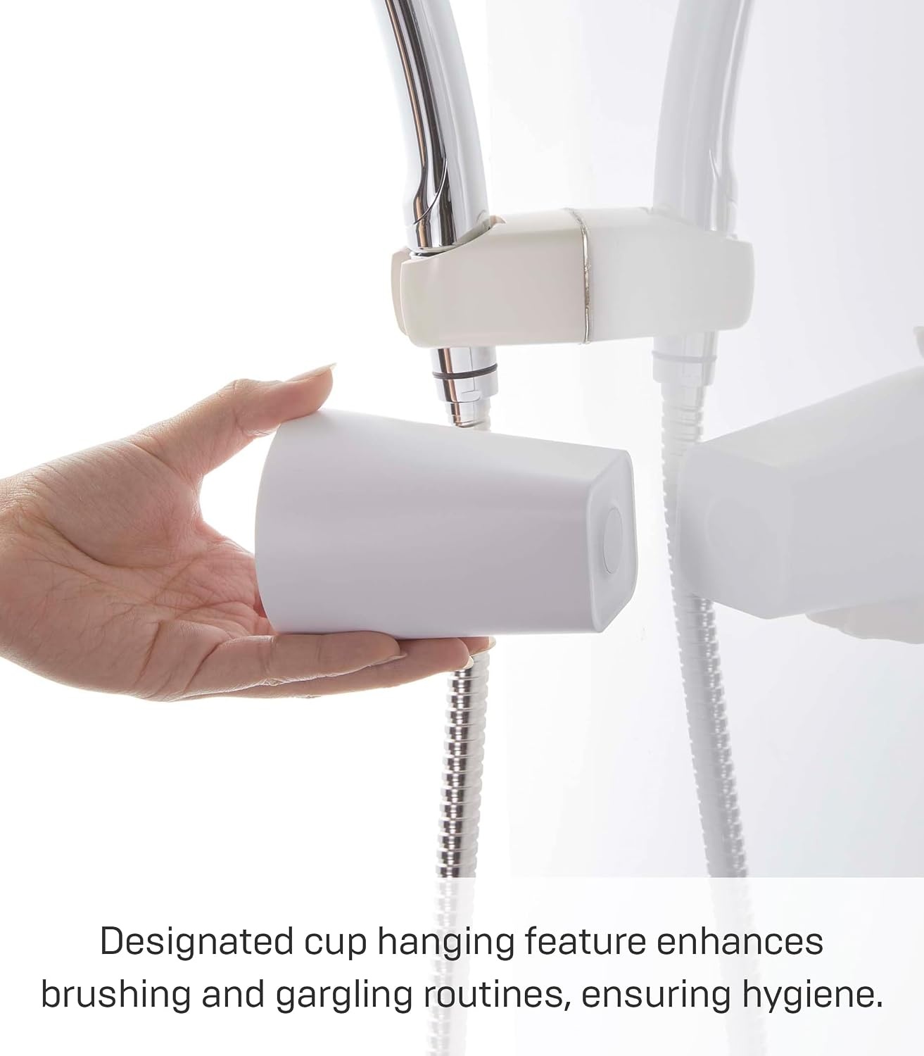 image:imageYamazaki 5487 Film Hook Magnetic Tumbler White Approx W 28 x D 28 x H 37 inches 7 x 75 x 95 cm Tumbler Approx 28 x 30 x 49 inches 7 x 75 x 125 cm Whole When Storeed TowerWhite