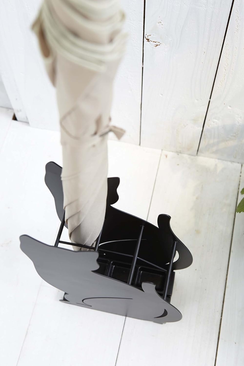 image:imageYamazaki Home Cat Umbrella Stand Animal Metal Storage Holder OrganizerBlack