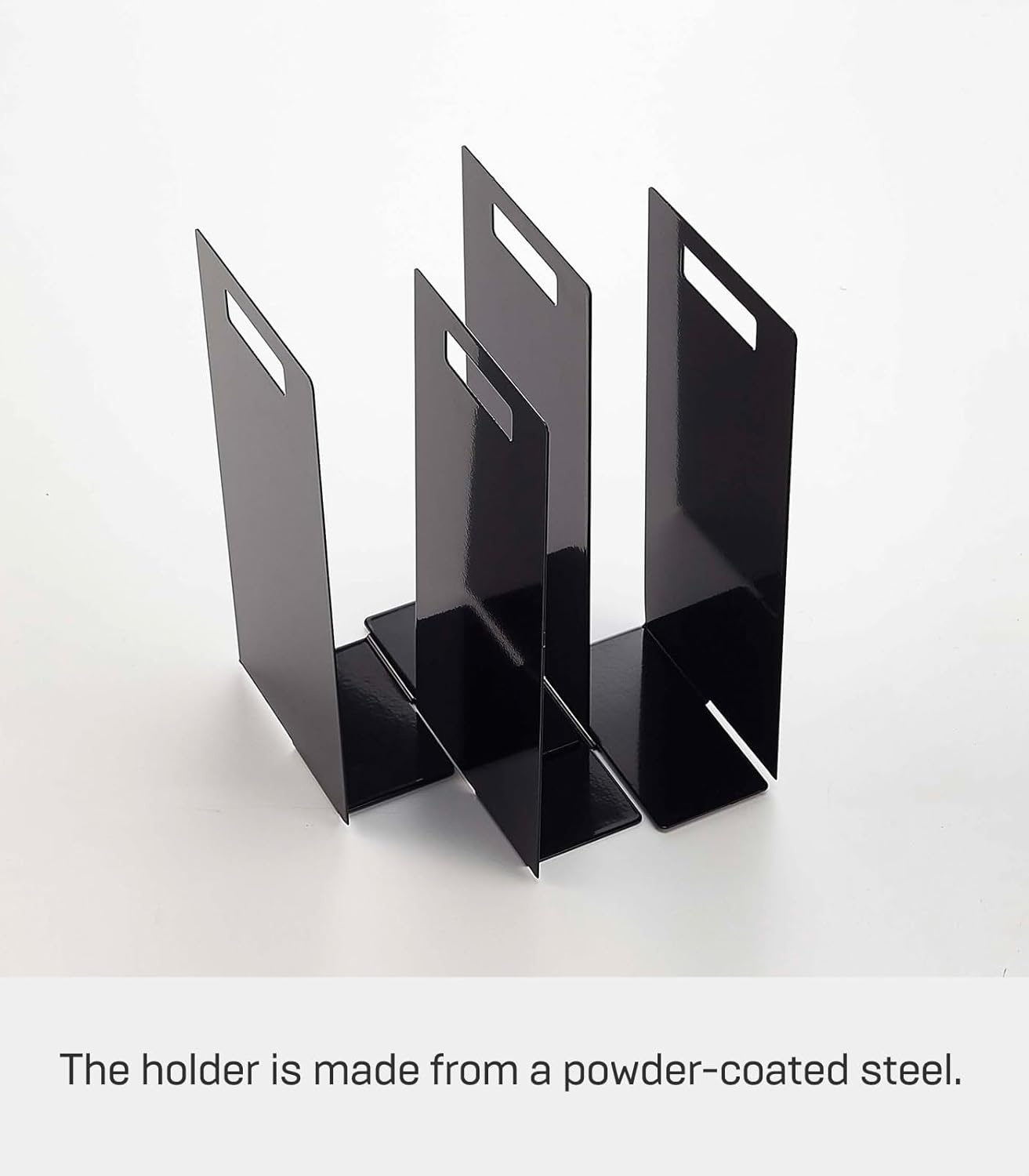 image:imageYamazaki Home Tower Interlocking Towel Organizer Bathroom Storage Shelf Rack SteelBlack