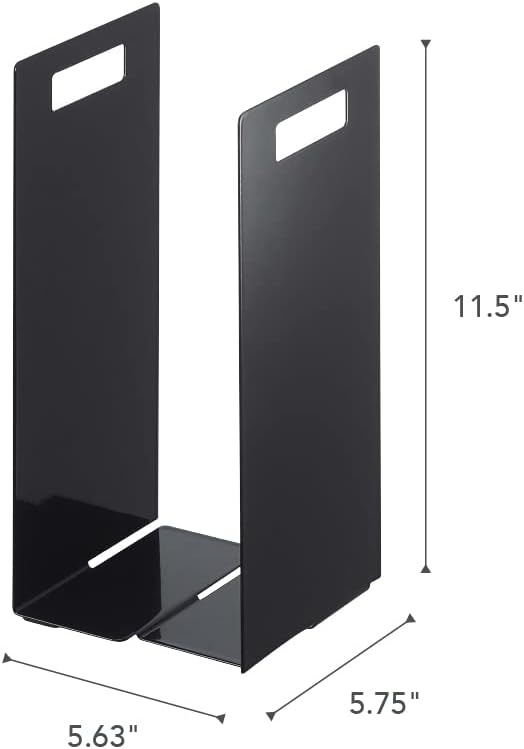 image:imageYamazaki Home Tower Interlocking Towel Organizer Bathroom Storage Shelf Rack SteelBlack