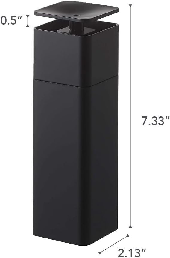 image:imageYamazaki Home Tower One Handed Dispenser Abs Plastic 85 Fluid Oz 250 MillilitersBlack