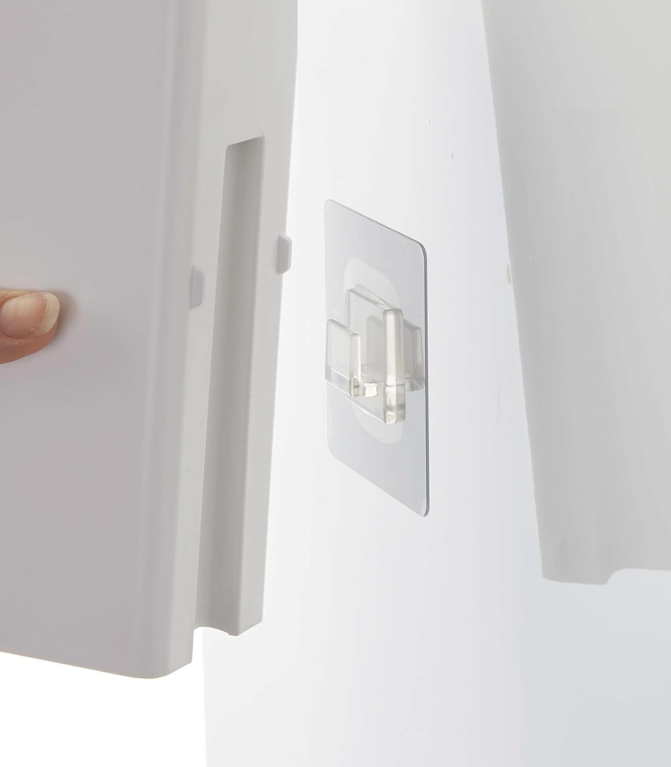 image:imageYamazaki Home Tower Self Adhesive Kitchen Soap Dispener Wall Or Sink Mounted Pump Dispenser for Hand Or Dish Soap Abs PlasticWhite