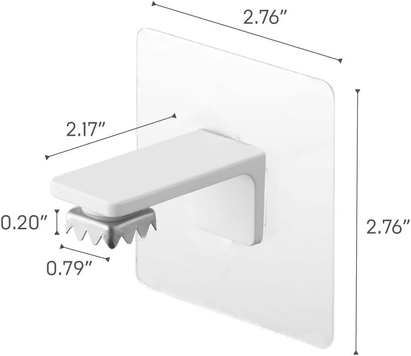 image:imageYamazaki Home Tower Self Adhesive Magnetic Soap Holder Bathroom Wall Mounted Sanitary Bar Soap Hanger for Shower Abs Plastic