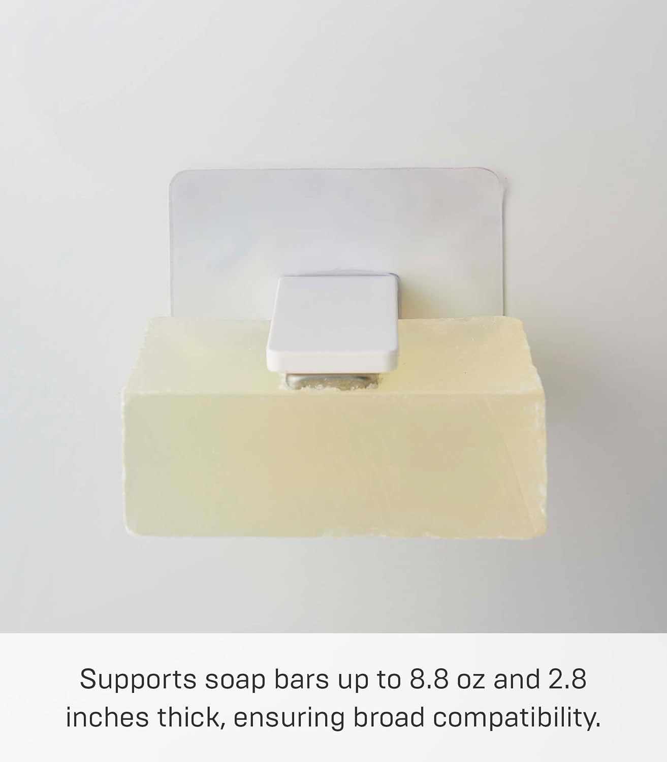 image:imageYamazaki Home Tower Self Adhesive Magnetic Soap Holder Bathroom Wall Mounted Sanitary Bar Soap Hanger for Shower Abs Plastic