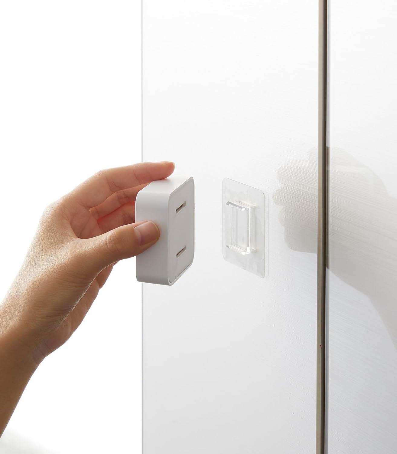 image:imageYamazaki Home Tower SelfAdhesive Kitchen Dish Towel Or Tea Towel Holder Wall Mounted Cloth Hanger Abs Plastic