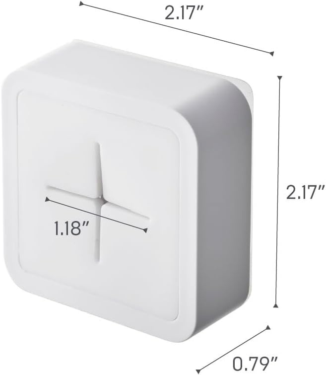 image:imageYamazaki Home Tower SelfAdhesive Kitchen Dish Towel Or Tea Towel Holder Wall Mounted Cloth Hanger Abs Plastic