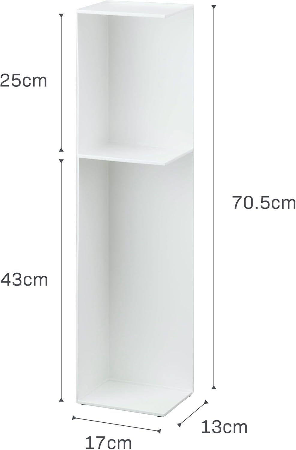 image:imageYamazaki Home Tower Slim Bathroom Storage Toilet Paper Stocker Steel White