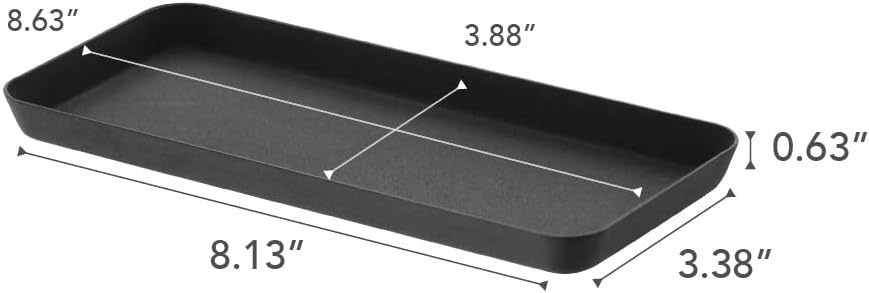 image:imageYamazaki Home Tower Space Saving Vanity Tray 4 X 85 Steel