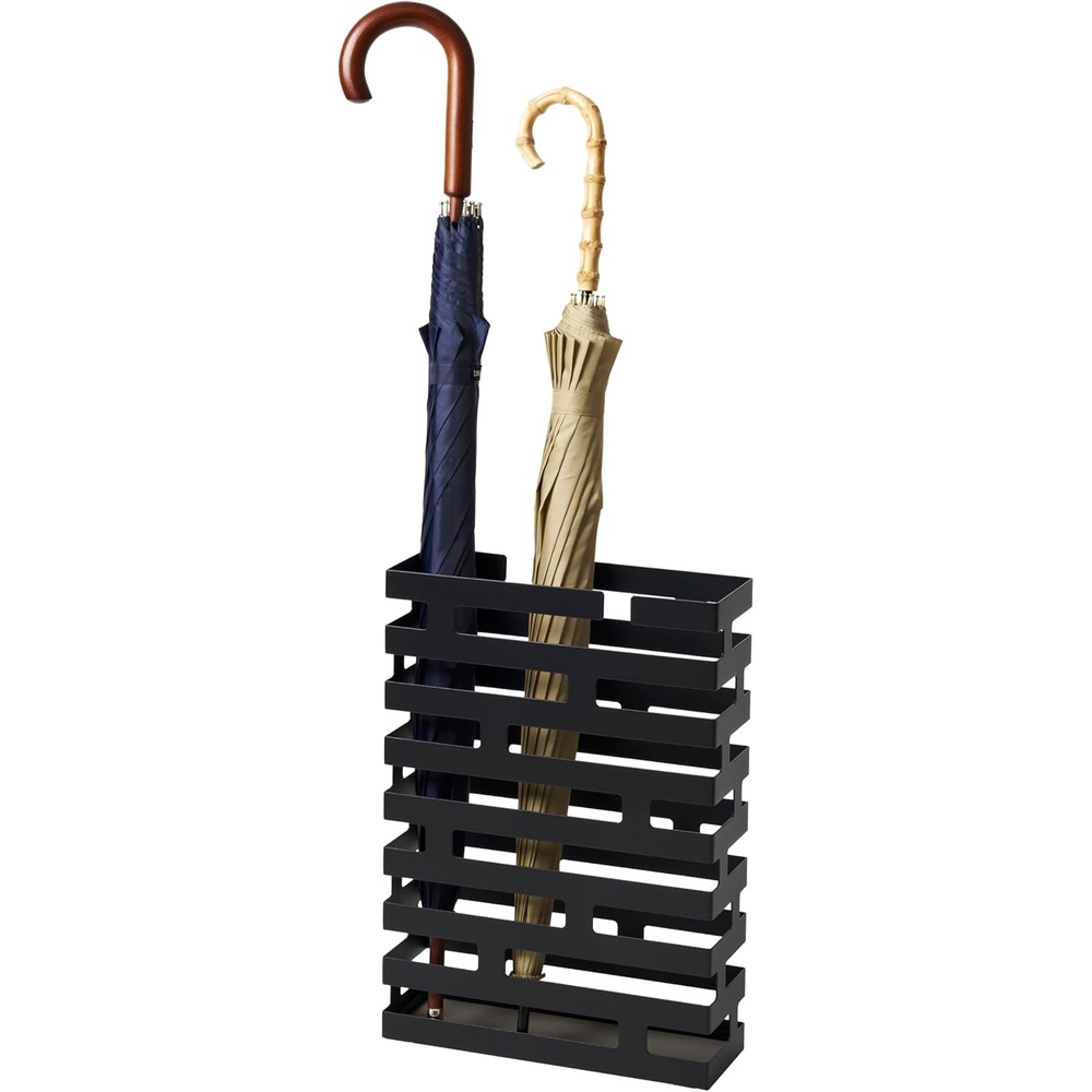 image:imageYAMAZAKI Home Brick Umbrella Stand Storage for Umbrellas amp Walking Canes Rectangle Steel Holds 8 Umbrellas
