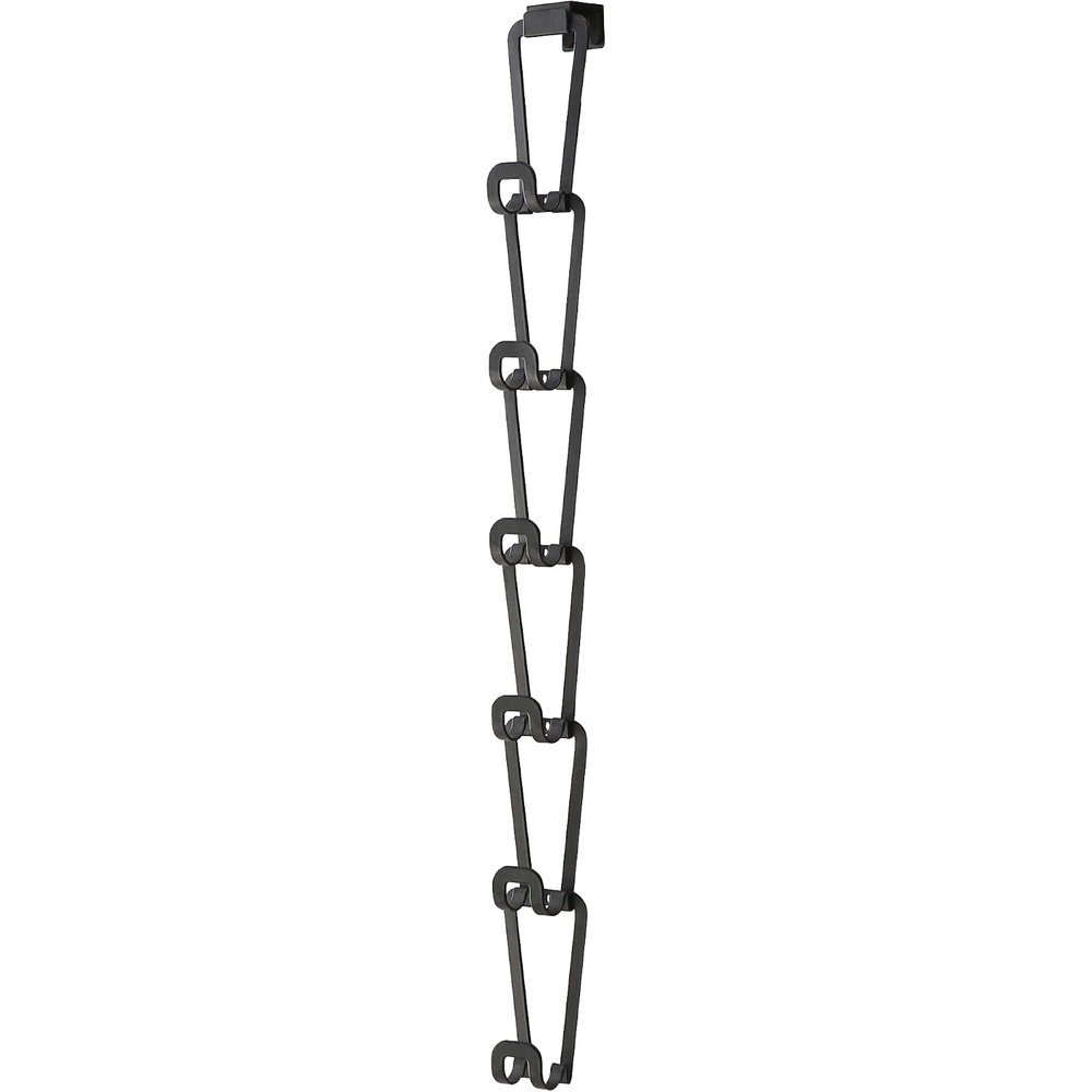 image:imageYAMAZAKI Home Chain Link Bag Holder Closet Storage Hanging Organizer Rack Steel One Size BlackBlack