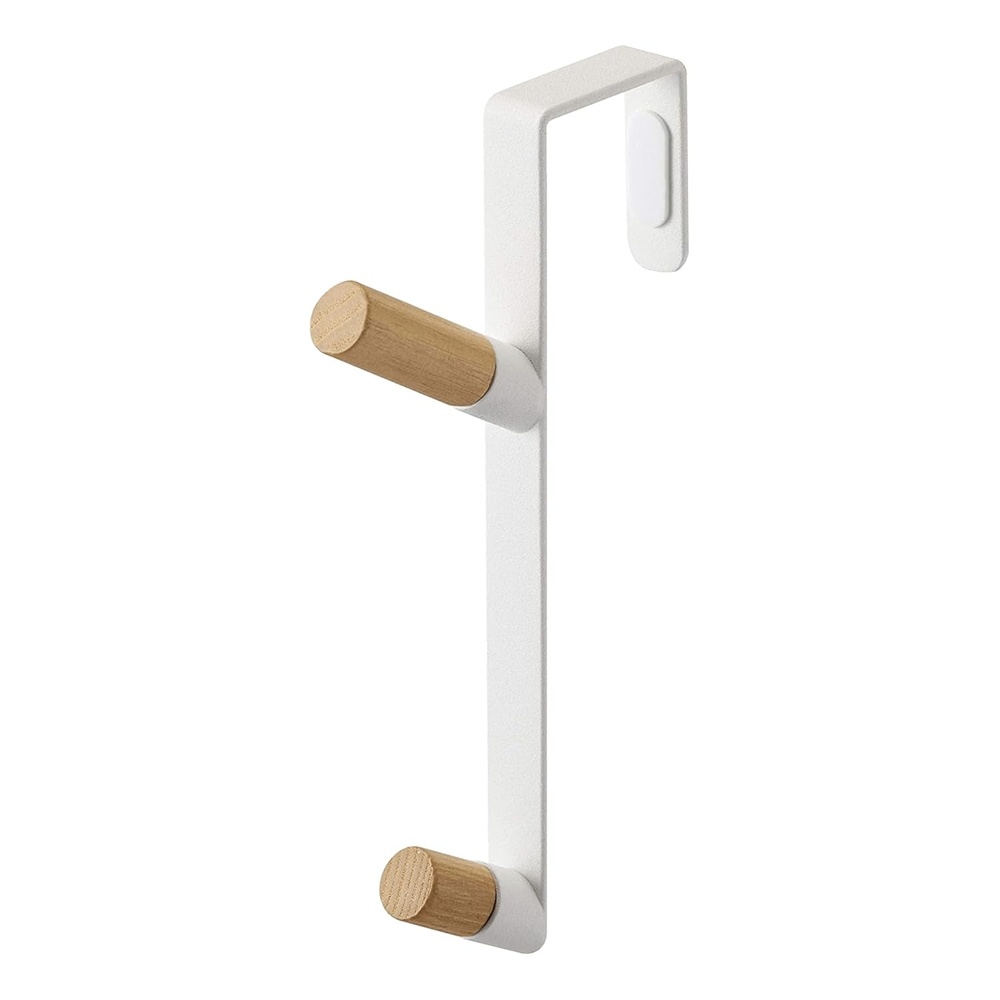 image:imageYAMAZAKI Home OverTheDoor Hook Steel OverTheDoor No Assembly ReqWhite