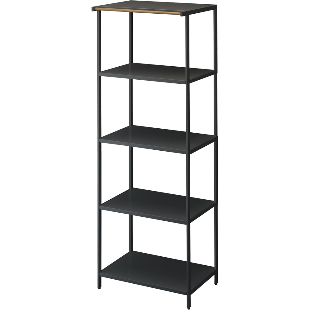 image:imageYAMAZAKI Home Tower Kitchen Appliance Storage Rack Metal Shelving Unit Standing Organizer Heavy Duty Shelves 67Inch Fridge 67 SteelBlack