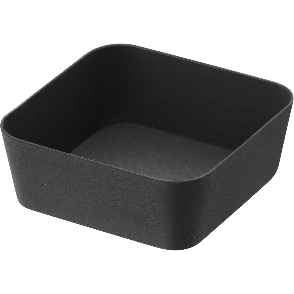 image:imageYAMAZAKI Home Tower Space Saving Vanity Tray 35 X 35 SteelBlack