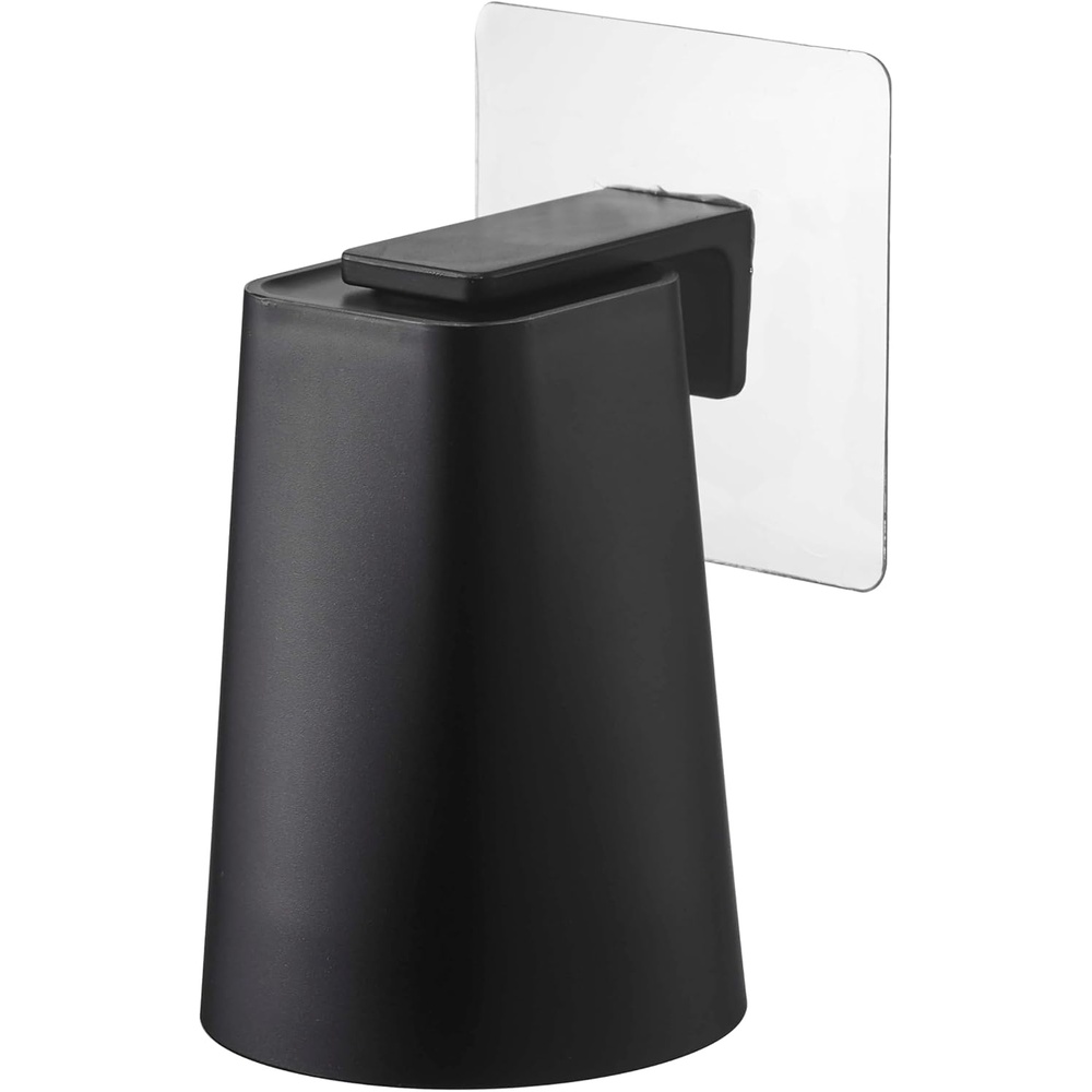 image:imageYamazaki 5488 Film Hook Magnetic Tumbler Black Approx W 28 x D 28 x H 37 inches 7 x 75 x 95 cm Tumbler Approx 28 x 30 x 49 inches 7 x 75 x 125 cm Whole When Storeed Tower