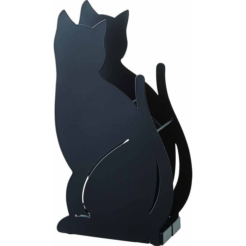 image:imageYamazaki Home Cat Umbrella Stand Animal Metal Storage Holder OrganizerBlack