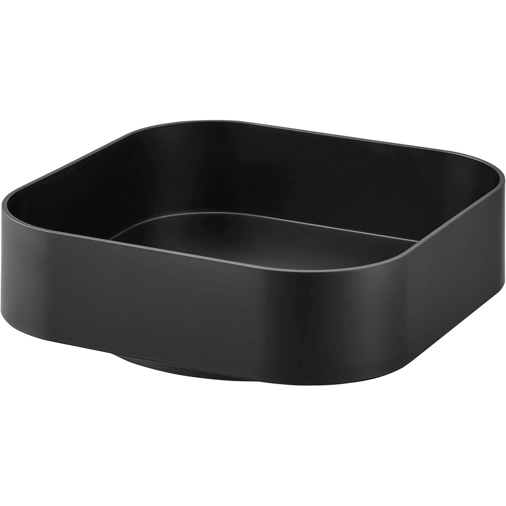 image:imageYamazaki Home Tower 360 Rotating Storage Rack NonSlip Lazy Susan Organizer for Cosmetics Skincare and Spices Abs PlasticBlack