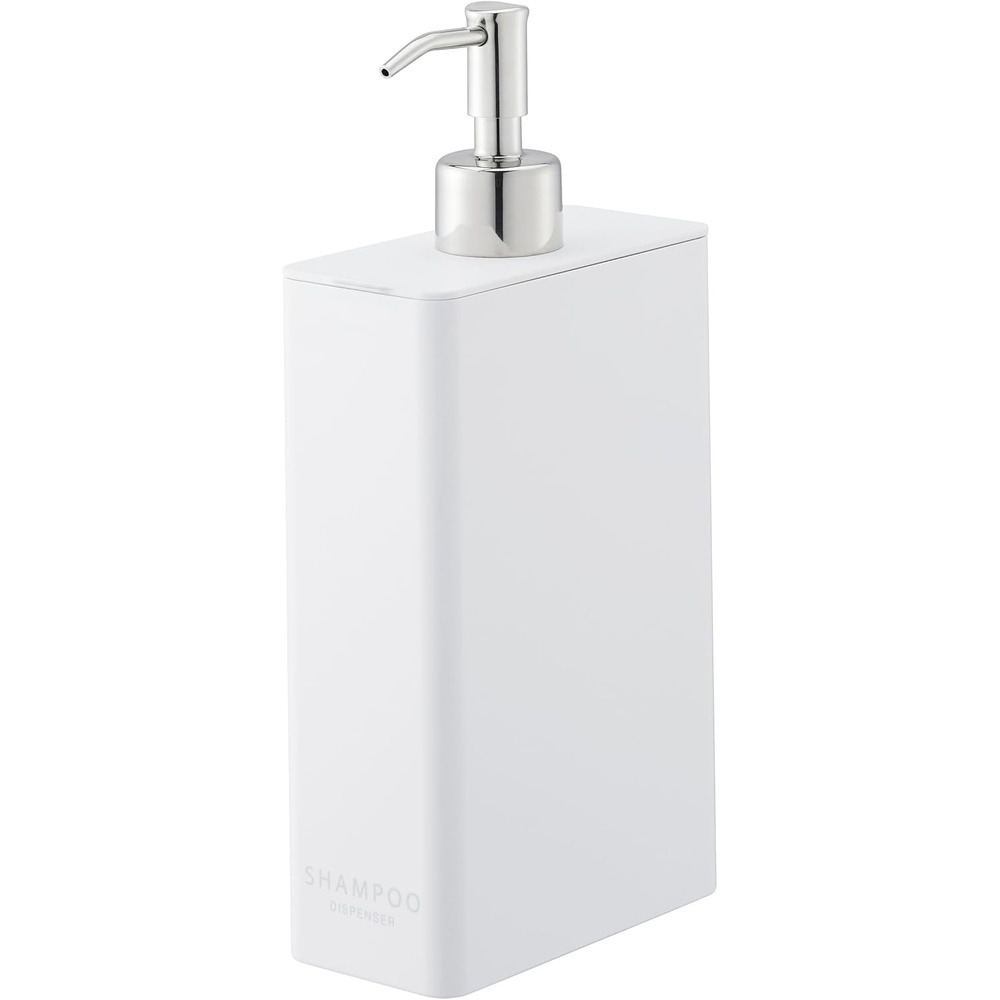 image:imageYamazaki Home Tower Shower Dispenser Contemporary Bottle Pump Shampoo Abs Plastic 24 Fluid Oz 700 Ml